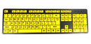 TRONSTORE Large Print Letter Wired USB 104 Keys High Contrast Keyboard For Desktop PC Computer