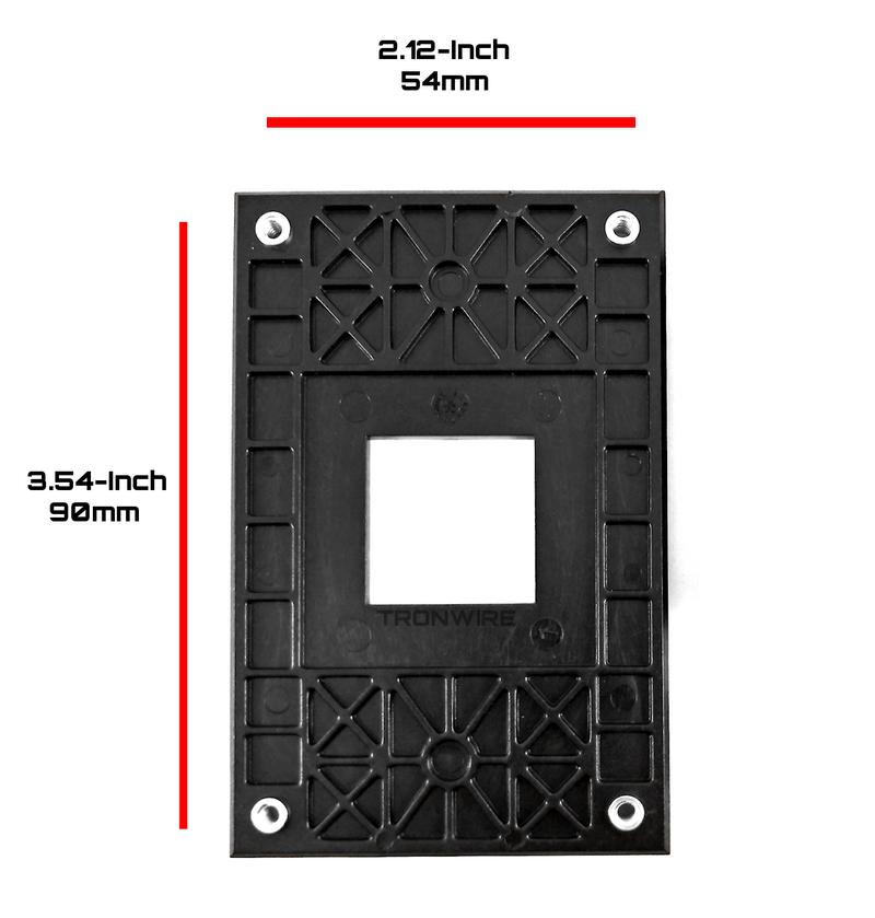 TRONWIRE Fan Motherboard Retention Backplate Mounting Bracket For AMD Socket AM5 AM4 CPU Cooler - Backplate Only